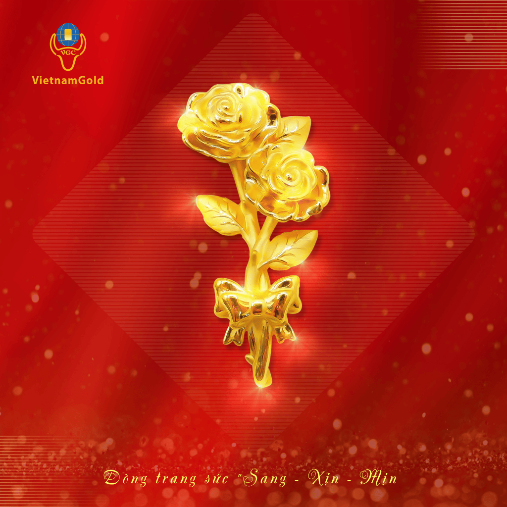 Cài áo nữ hoa hồng cau0033