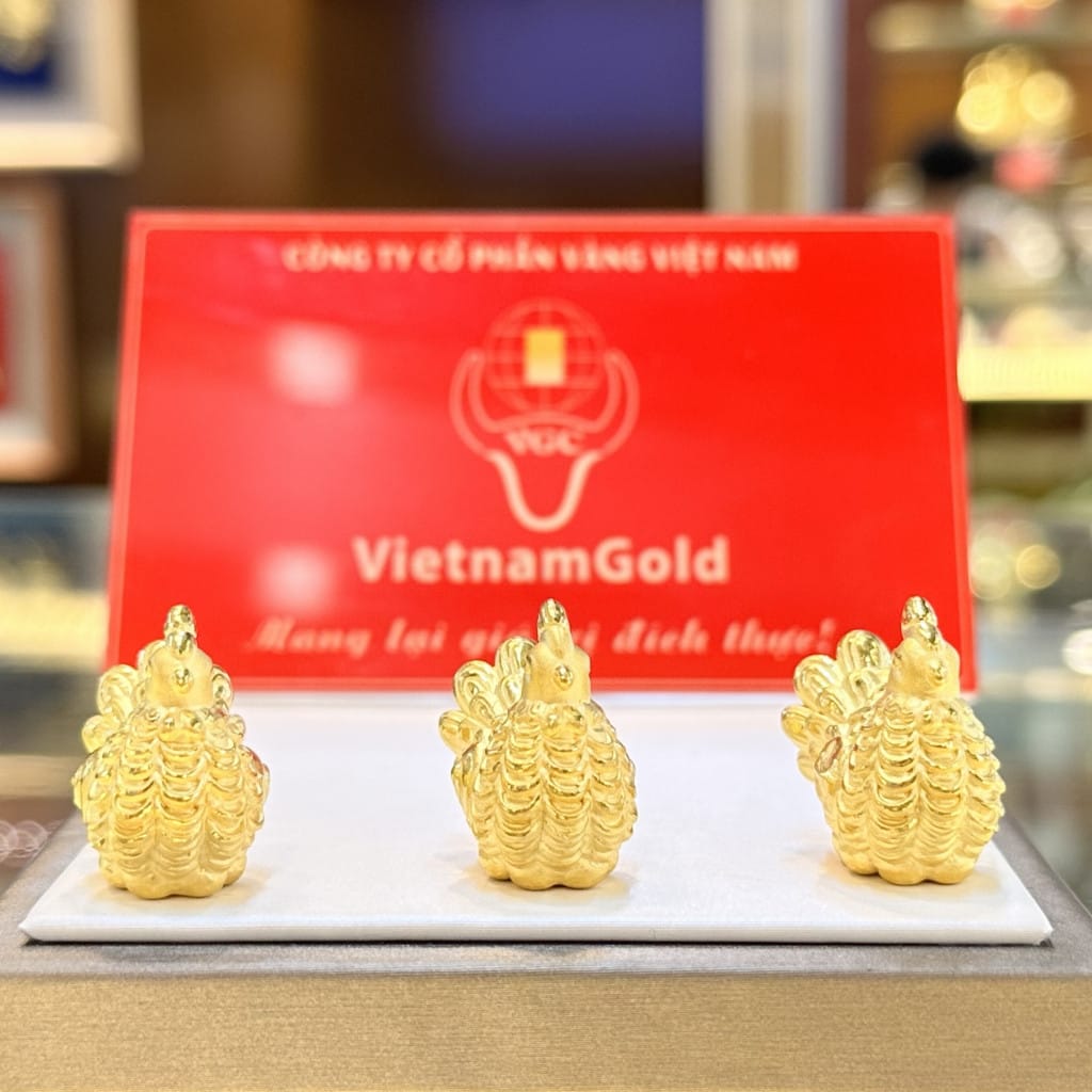 Tượng kim kê phong thuỷ 3d