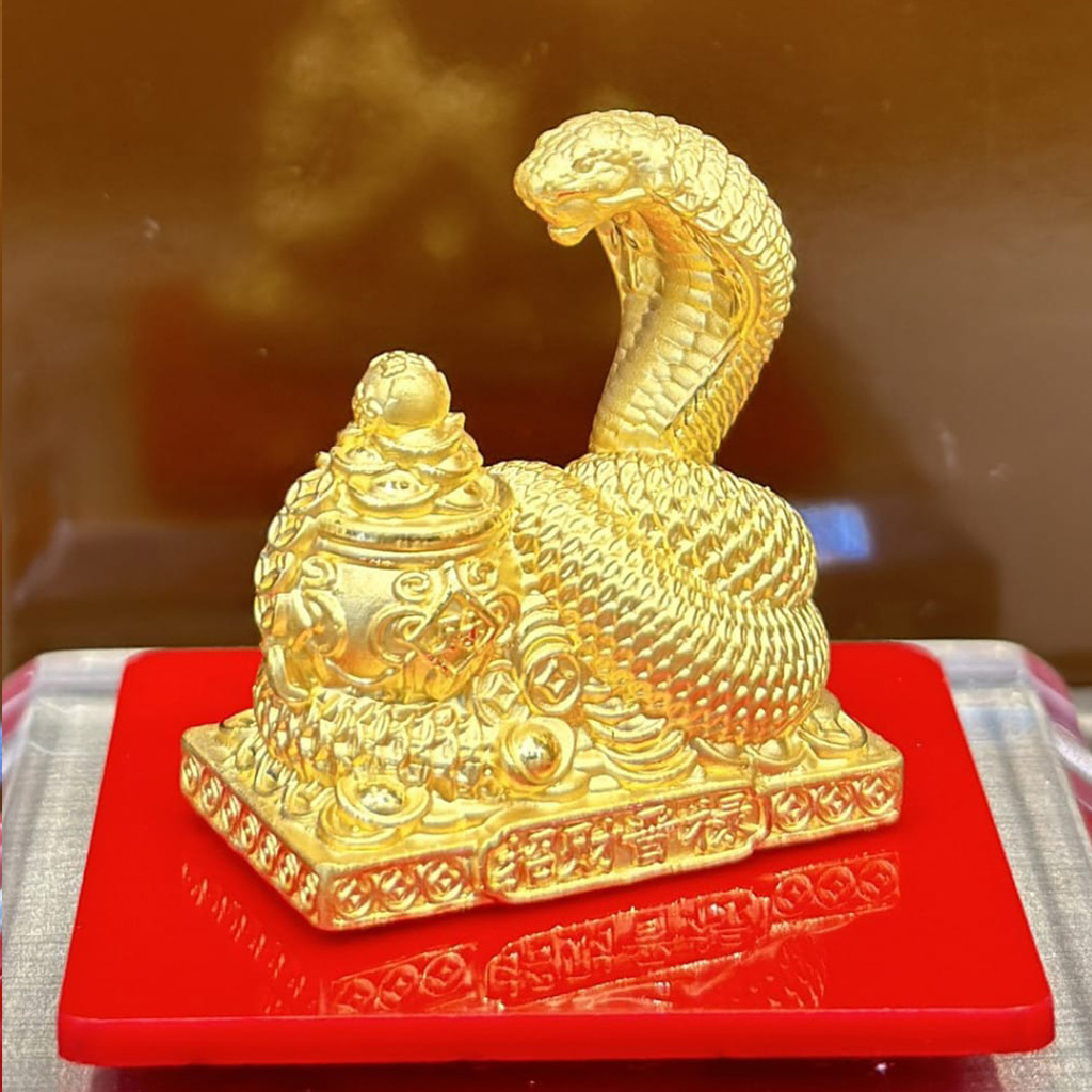 Tượng rắn phong thuỷ 3d